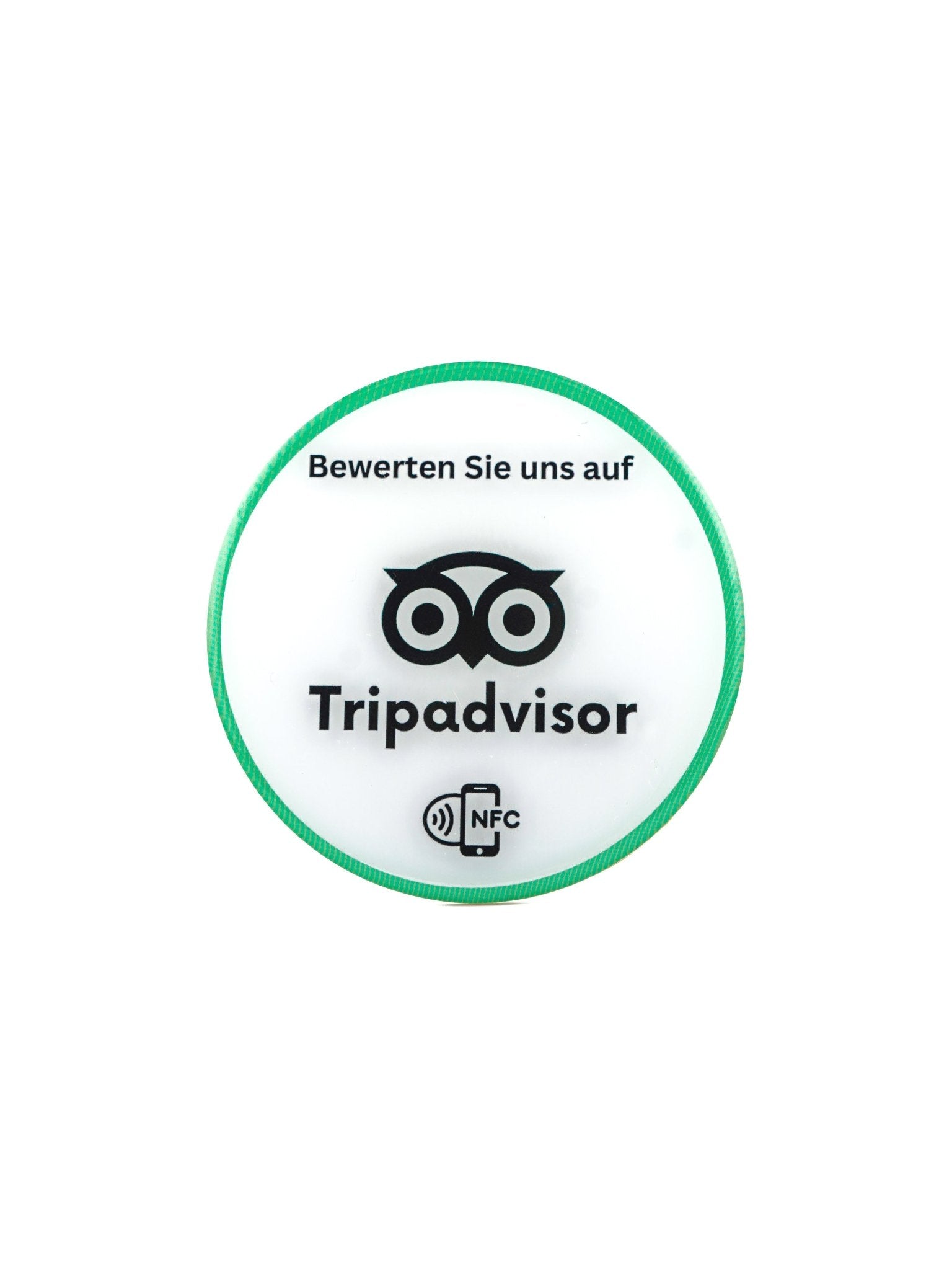 Hochwertiger NFC - Aufkleber für mehr Tripadvisor Bewertungen - Custom Ratings